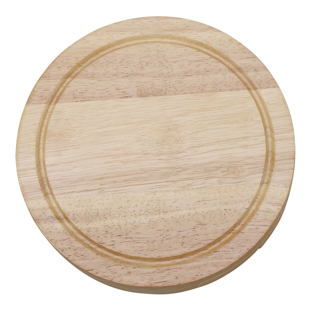 Round Swiveling Cheeseboard with 4 Stainless Steel Utensils