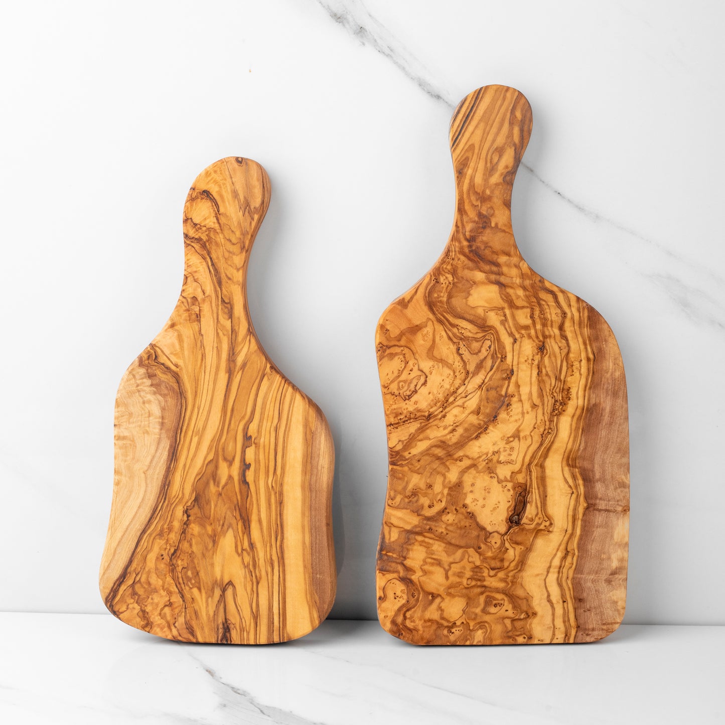 Handmade Olive Wood Rectangular Board with Handle