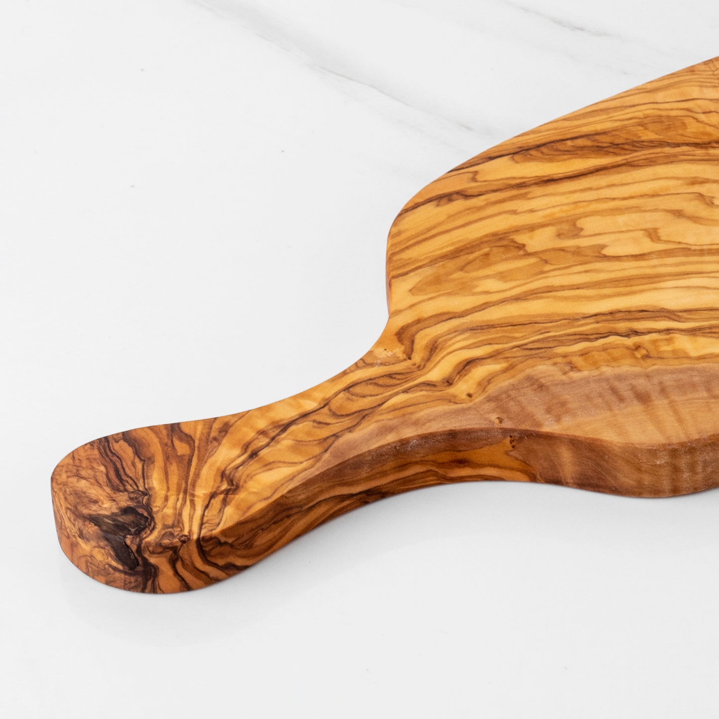 Handmade Olive Wood Rectangular Board with Handle